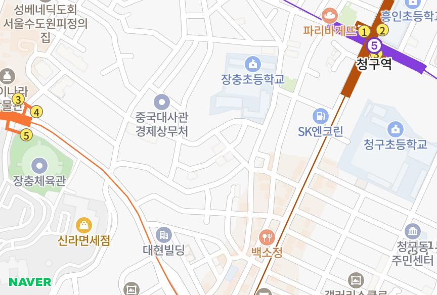 서울특별시 중구 신당동 태원팰리스3차 위치·실거래 시세 지도