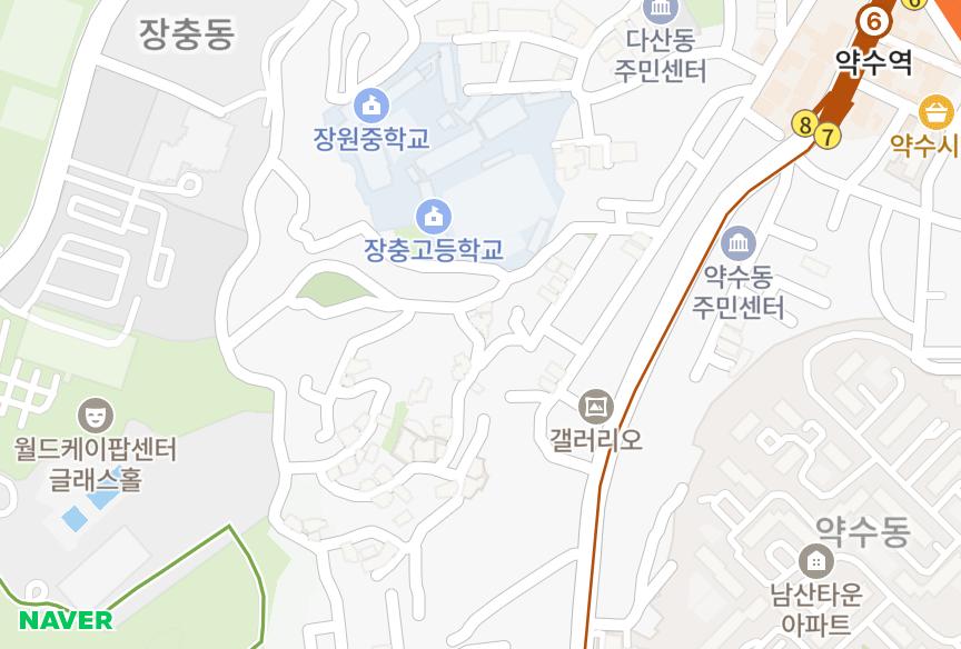 서울특별시 중구 신당동 명경 위치·실거래 시세 지도