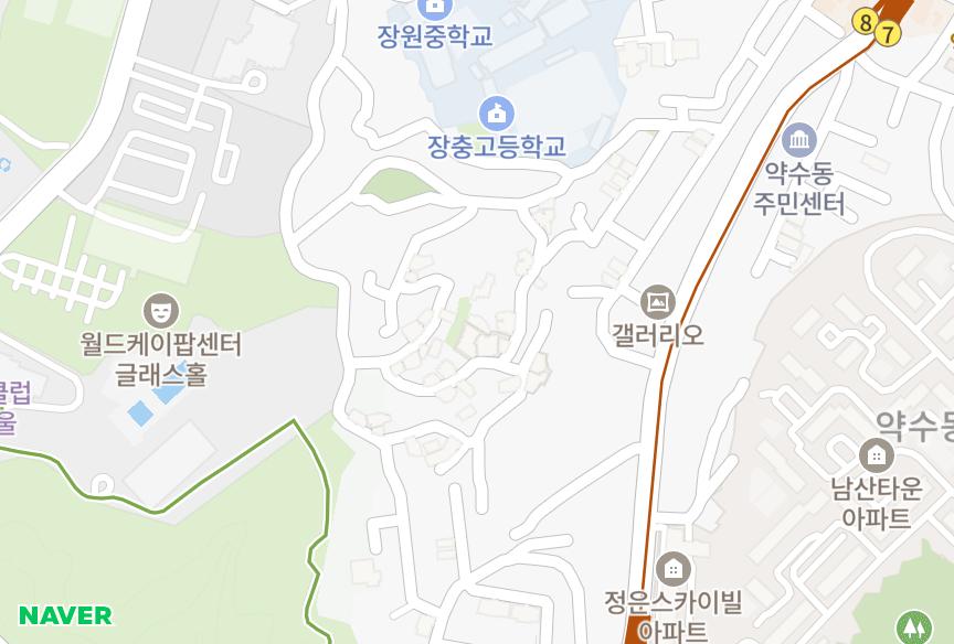 서울특별시 중구 신당동 인성아트빌 위치·실거래 시세 지도