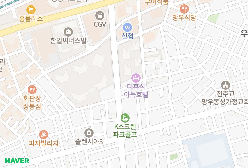 서울특별시 중랑구 망우동 EG솔리더 위치·실거래 시세 지도
