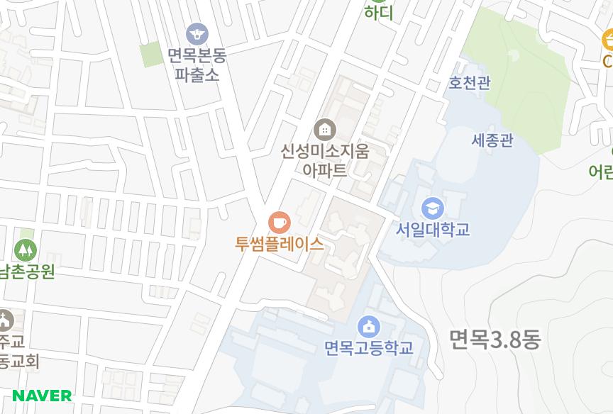 서울특별시 중랑구 면목동 온세솔내움 위치·실거래 시세 지도