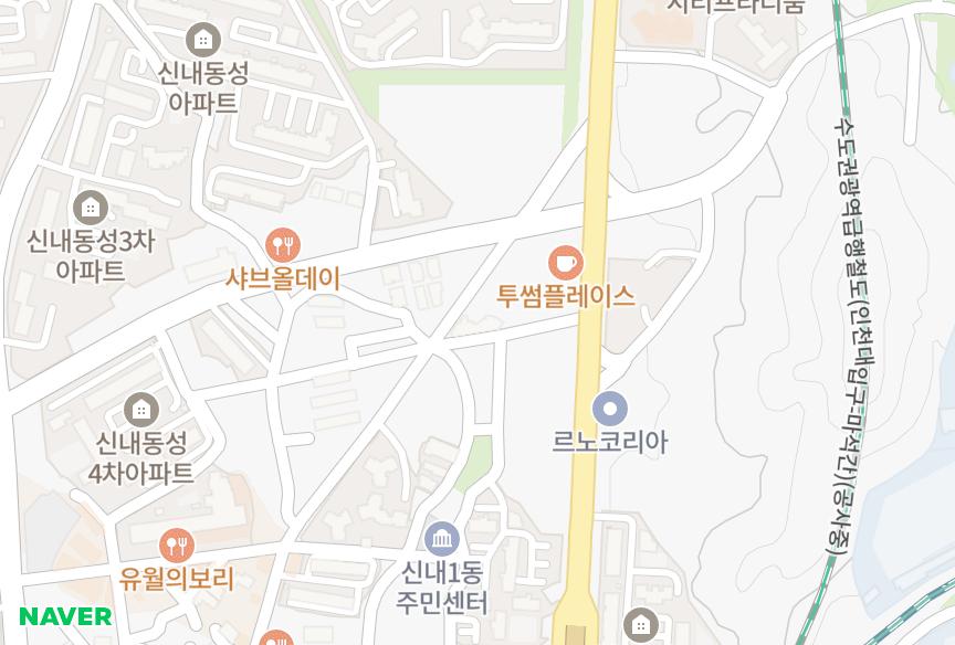 서울특별시 중랑구 신내동 광남 위치·실거래 시세 지도