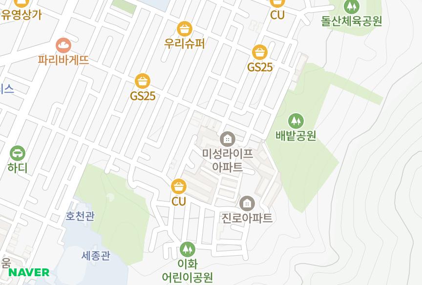 서울특별시 중랑구 면목동 개인택시주택조합 위치·실거래 시세 지도