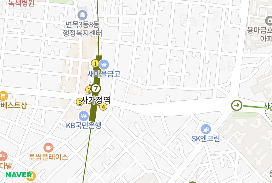 서울특별시 중랑구 면목동 아람플러스리빙 위치·실거래 시세 지도