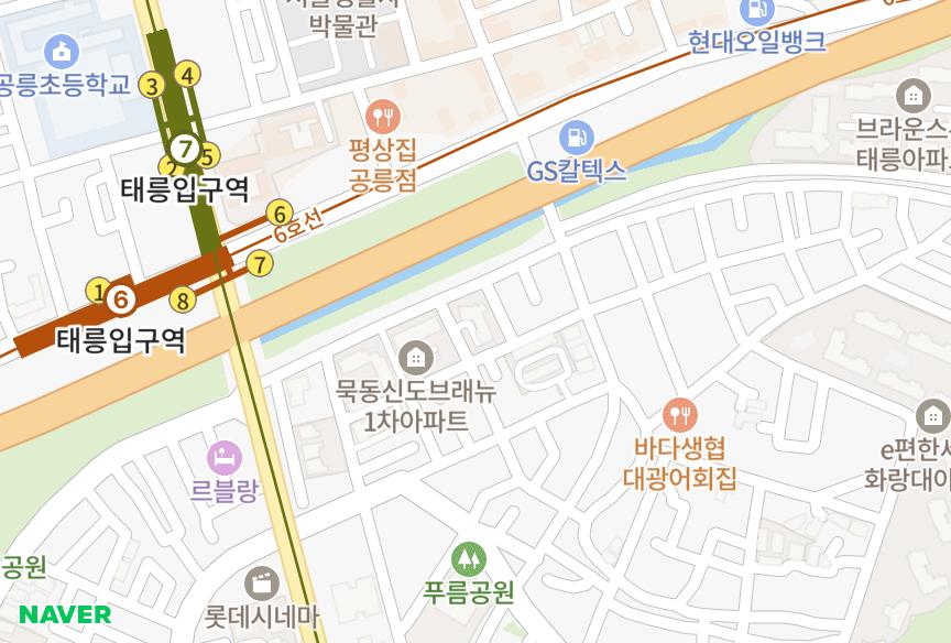 서울특별시 중랑구 묵동 신도2차 위치·실거래 시세 지도