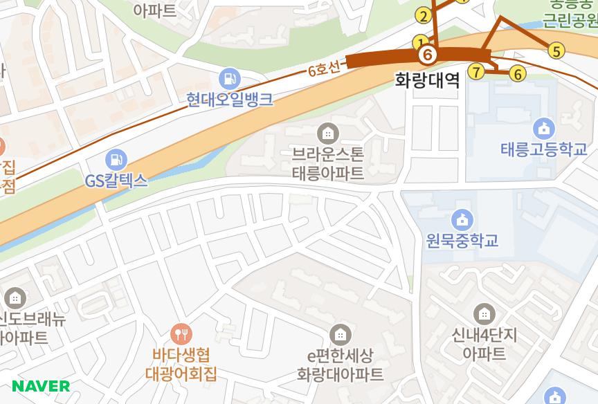 서울특별시 중랑구 묵동 묵동정은스카이빌 위치·실거래 시세 지도