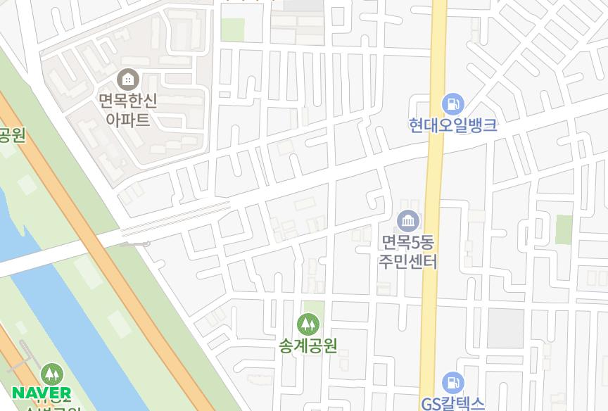 서울특별시 중랑구 면목동 동서그랜드맨션 위치·실거래 시세 지도