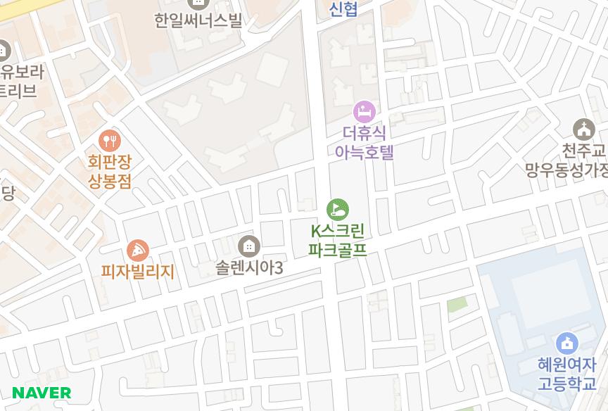 서울특별시 중랑구 상봉동 백운 위치·실거래 시세 지도