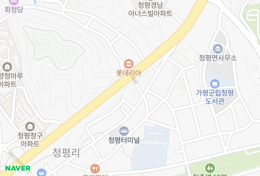 경기도 가평군 청평면 청평리 현진라벨메종 위치·실거래 시세 지도