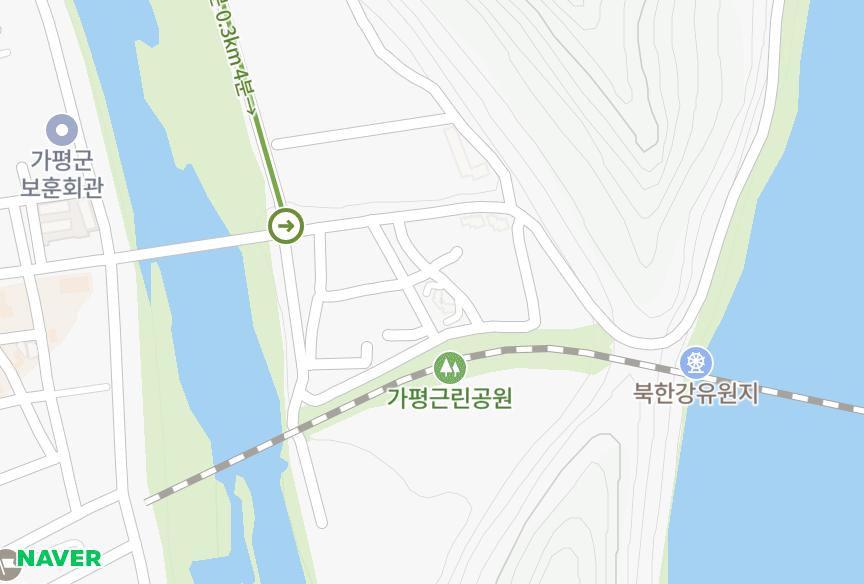 경기도 가평군 가평읍 읍내리 J정동 위치·실거래 시세 지도