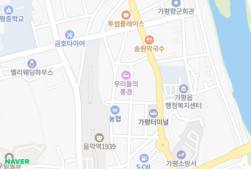 경기도 가평군 가평읍 대곡리 삼성웰타운 위치·실거래 시세 지도