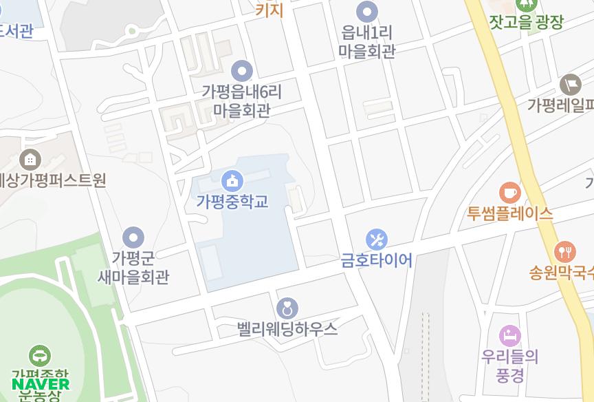 경기도 가평군 가평읍 대곡리 삼익 위치·실거래 시세 지도