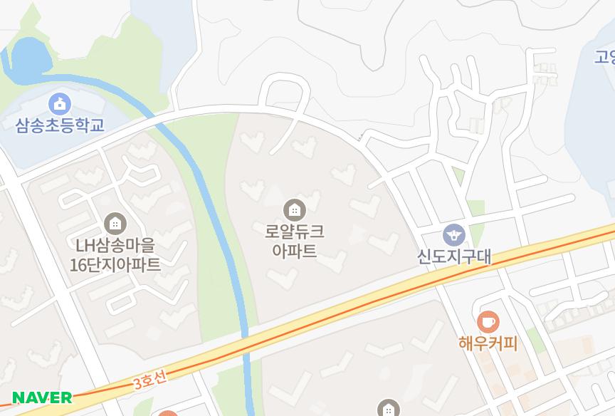 경기도 고양시 덕양구 삼송동 삼송마을동원로얄듀크 위치·실거래 시세 지도