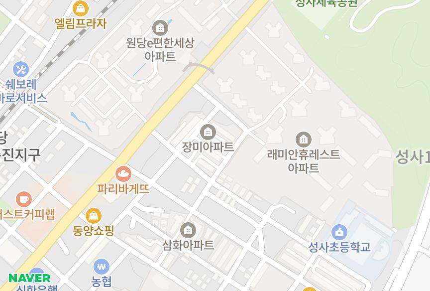 경기도 고양시 덕양구 성사동 장미 위치·실거래 시세 지도
