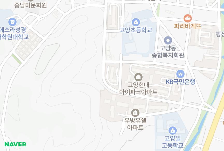 경기도 고양시 덕양구 고양동 현대2차 위치·실거래 시세 지도