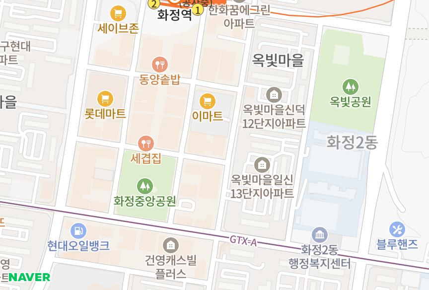 경기도 고양시 덕양구 화정동 SM마이다스 위치·실거래 시세 지도