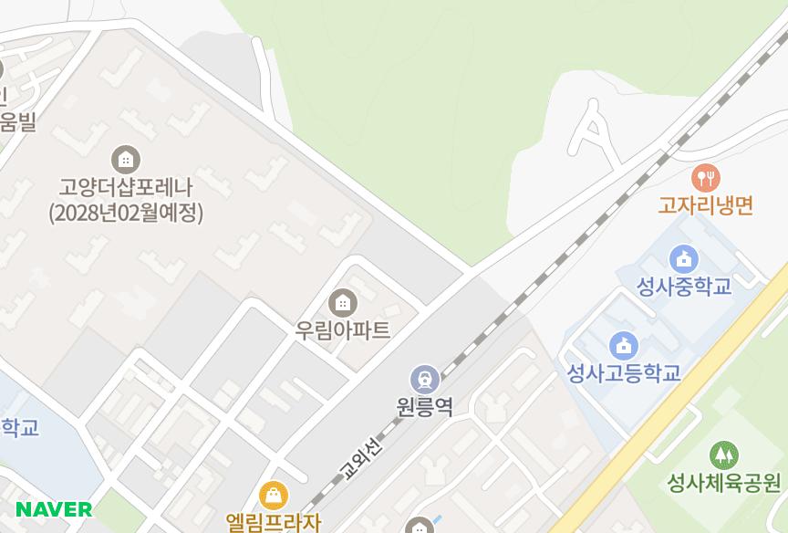 경기도 고양시 덕양구 주교동 영흥 위치·실거래 시세 지도