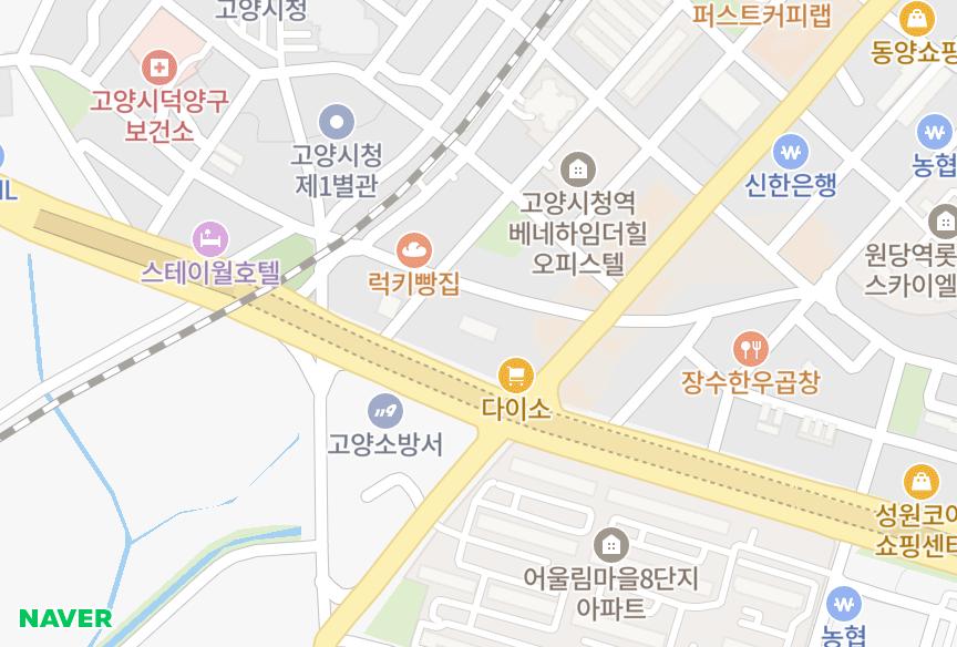 경기도 고양시 덕양구 주교동 삼혜그린뷰 위치·실거래 시세 지도