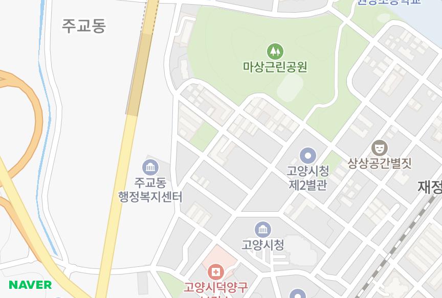 경기도 고양시 덕양구 주교동 동원 위치·실거래 시세 지도