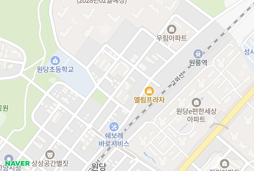 경기도 고양시 덕양구 주교동 삼림 위치·실거래 시세 지도