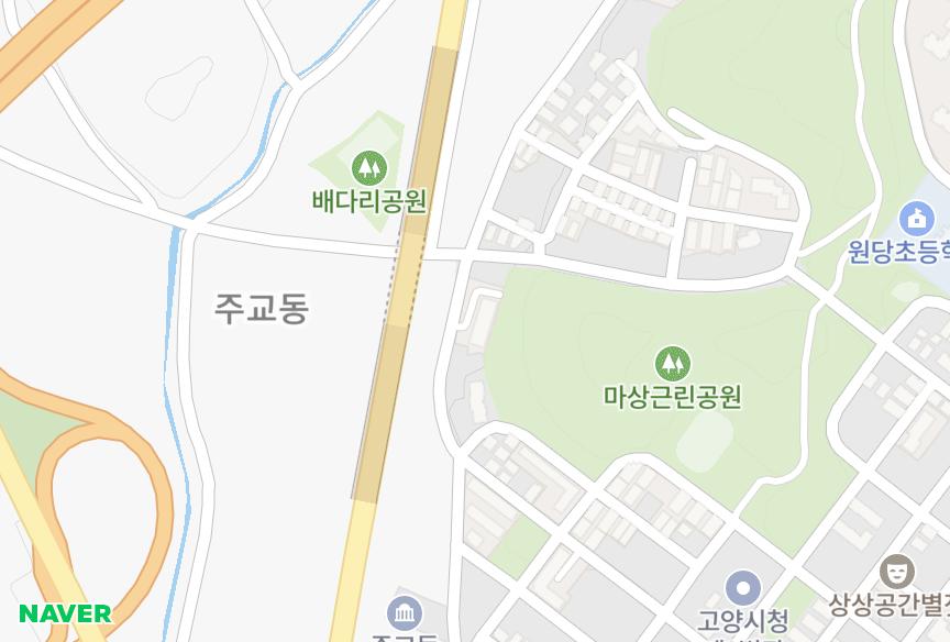 경기도 고양시 덕양구 주교동 예중파크뷰 위치·실거래 시세 지도