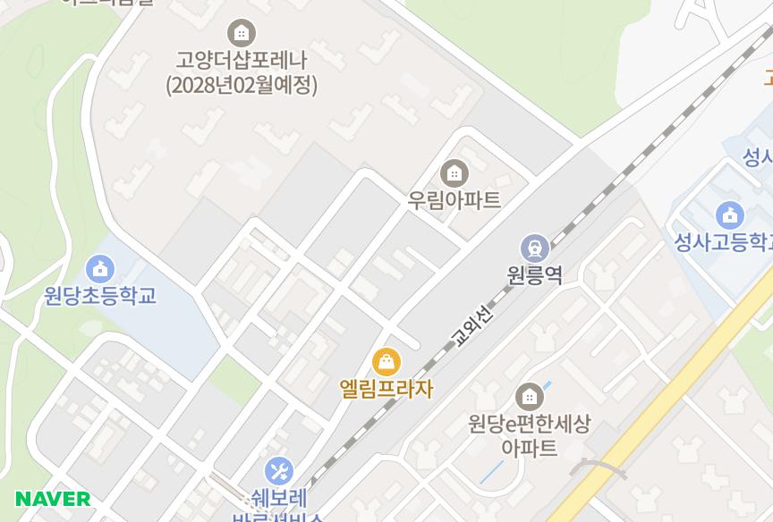 경기도 고양시 덕양구 주교동 미광 위치·실거래 시세 지도