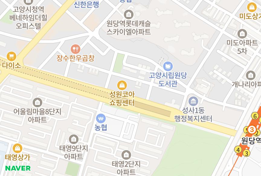 경기도 고양시 덕양구 성사동 루체하임 위치·실거래 시세 지도