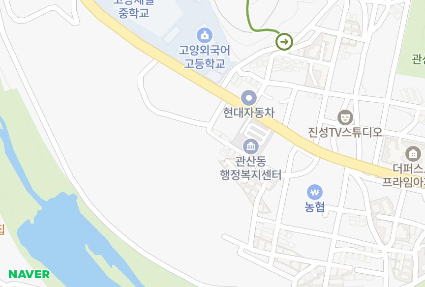 경기도 고양시 덕양구 관산동 준성 위치·실거래 시세 지도