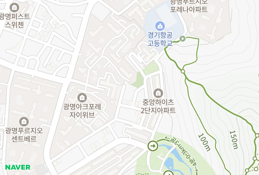 경기도 광명시 광명동 광명드림빌 위치·실거래 시세 지도