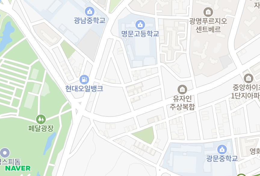 경기도 광명시 광명동 리버빌 위치·실거래 시세 지도