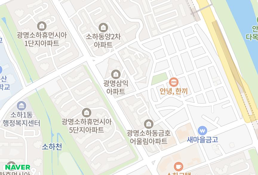 경기도 광명시 소하동 광명포레시티 위치·실거래 시세 지도