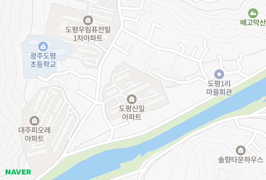경기도 광주시 초월읍 도평리 신일해피트리 위치·실거래 시세 지도
