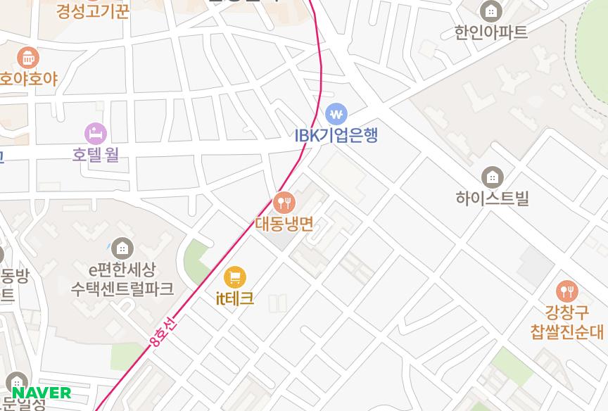 경기도 구리시 수택동 무학율촌마을 위치·실거래 시세 지도