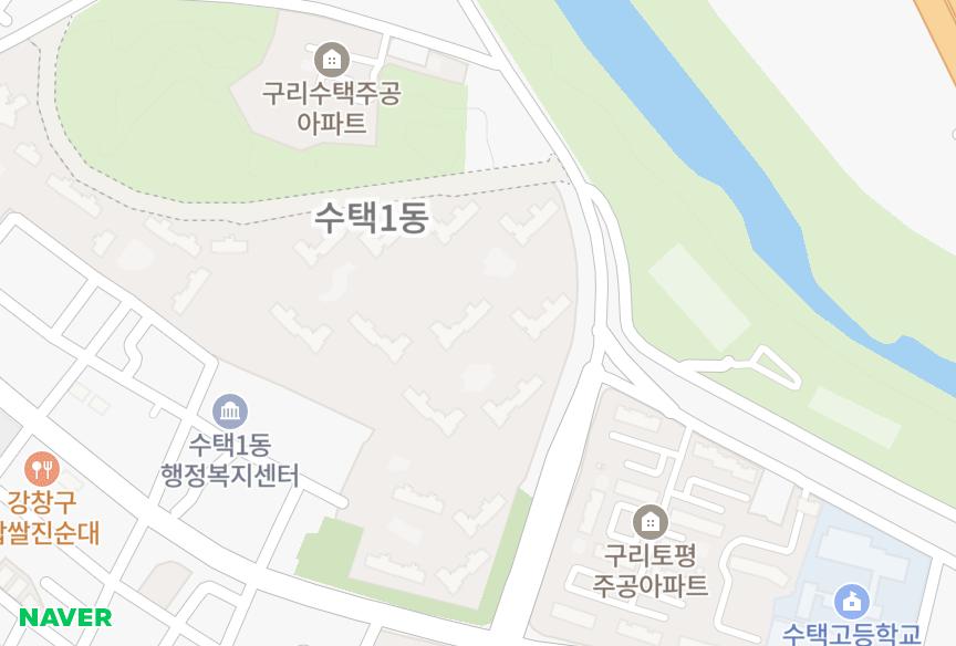 경기도 구리시 수택동 평화노블레스 위치·실거래 시세 지도