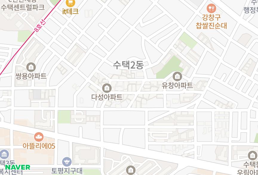 경기도 구리시 수택동 성경훼미리 위치·실거래 시세 지도