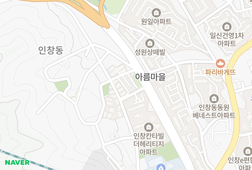 경기도 구리시 인창동 부영A 위치·실거래 시세 지도