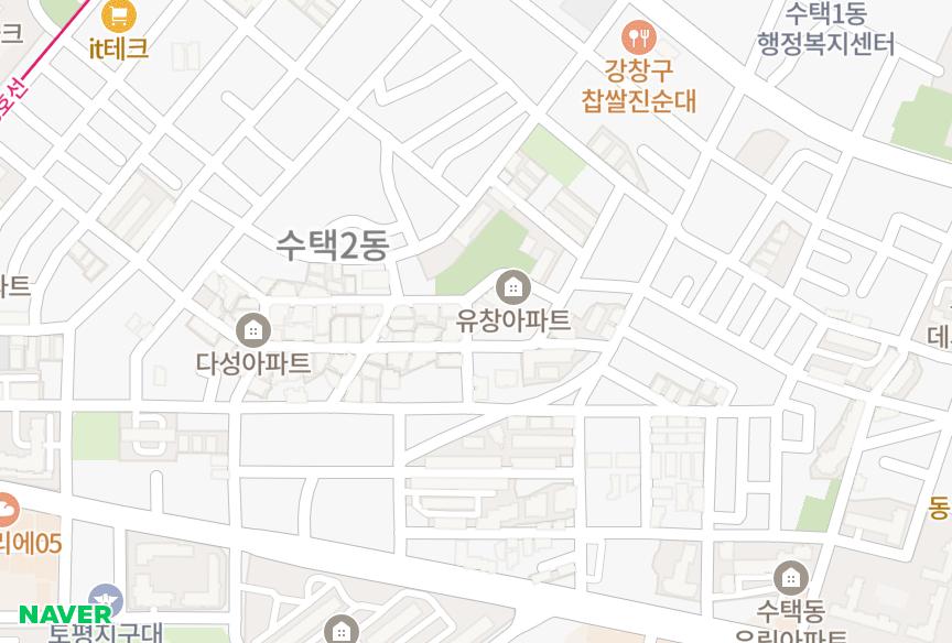 경기도 구리시 수택동 바우하우스 위치·실거래 시세 지도