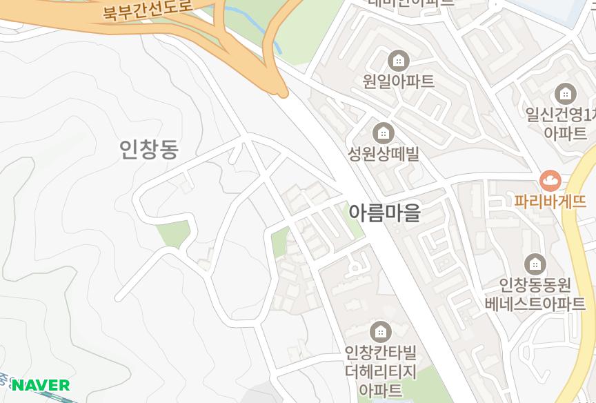 경기도 구리시 인창동 부영 위치·실거래 시세 지도