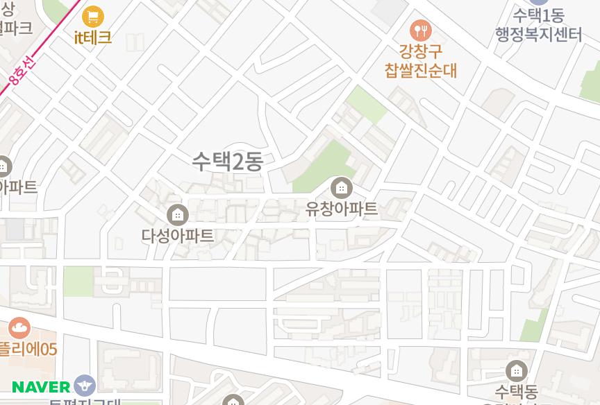 경기도 구리시 수택동 광덕 위치·실거래 시세 지도
