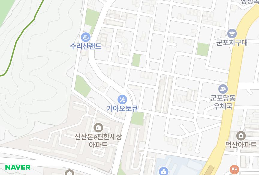 경기도 군포시 당동 건국 위치·실거래 시세 지도