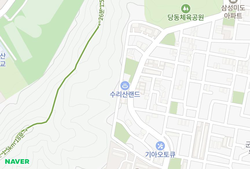 경기도 군포시 당동 무지개마을마젤리안 위치·실거래 시세 지도