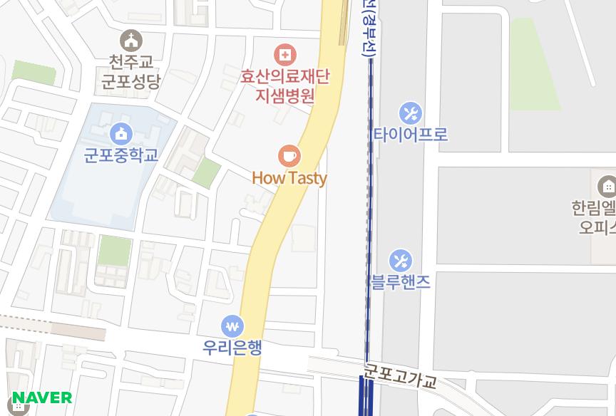 경기도 군포시 당동 씨티프라임 위치·실거래 시세 지도