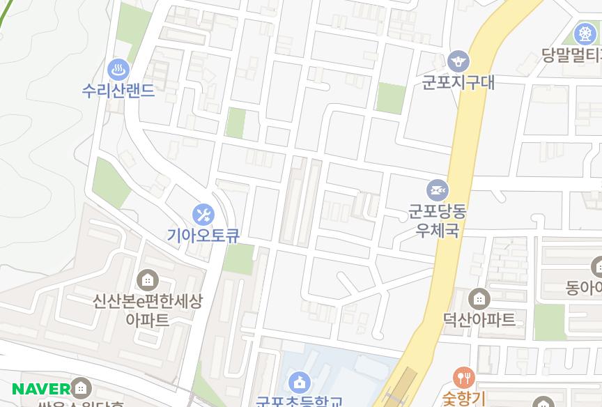 경기도 군포시 당동 무궁화 위치·실거래 시세 지도