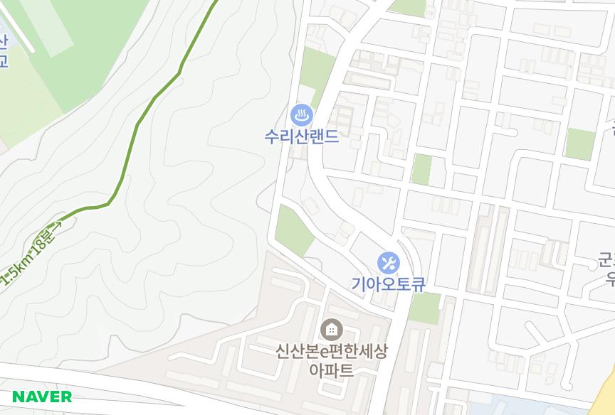 경기도 군포시 당동 자유로운삶 위치·실거래 시세 지도