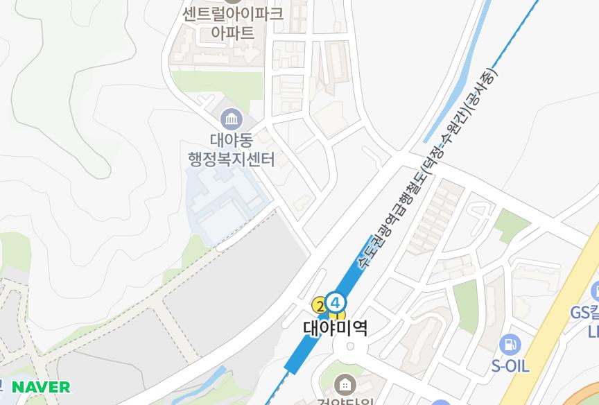 경기도 군포시 대야미동 스타파크 위치·실거래 시세 지도