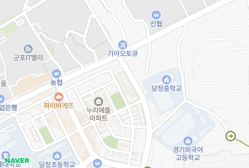 경기도 군포시 당정동 상훈비동 위치·실거래 시세 지도
