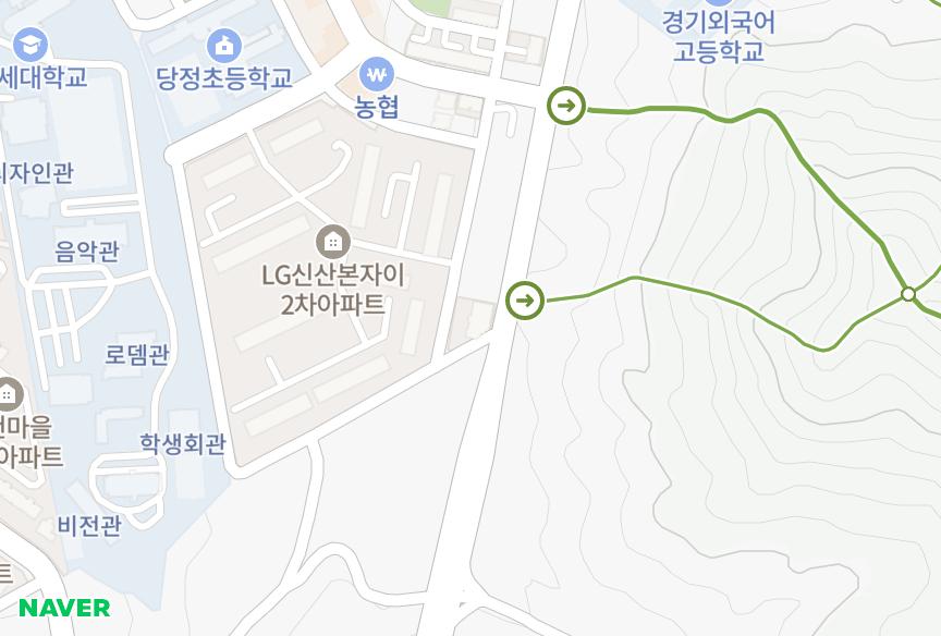 경기도 군포시 당정동 거성 위치·실거래 시세 지도