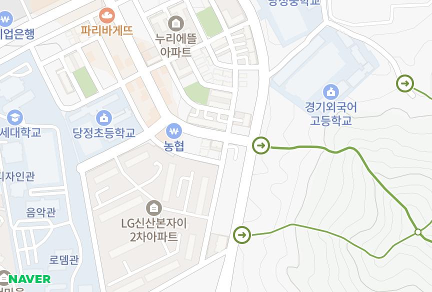 경기도 군포시 당정동 호영 위치·실거래 시세 지도