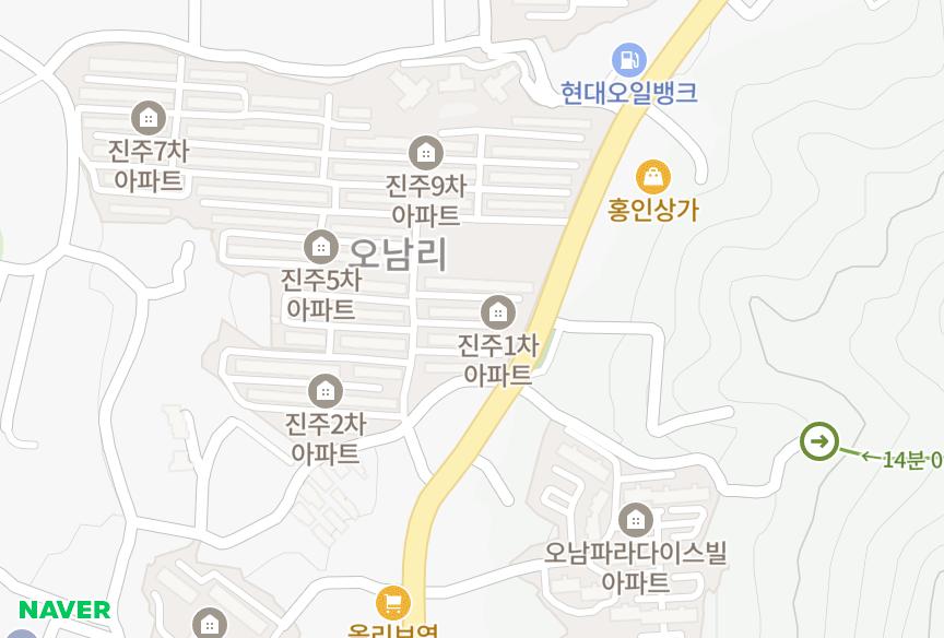 경기도 남양주시 오남읍 오남리 진주1차 위치·실거래 시세 지도