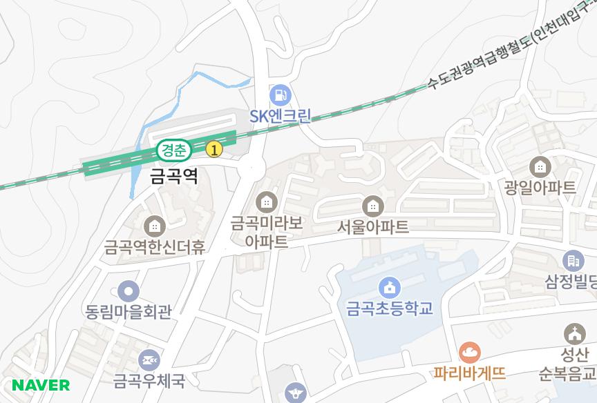 경기도 남양주시 금곡동 금곡효창 위치·실거래 시세 지도